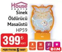 HOUSE PRATİK HP59 SİNEK ÖLDÜRÜCÜ MASAÜSTÜ fiyat ve kampanya bilgisi